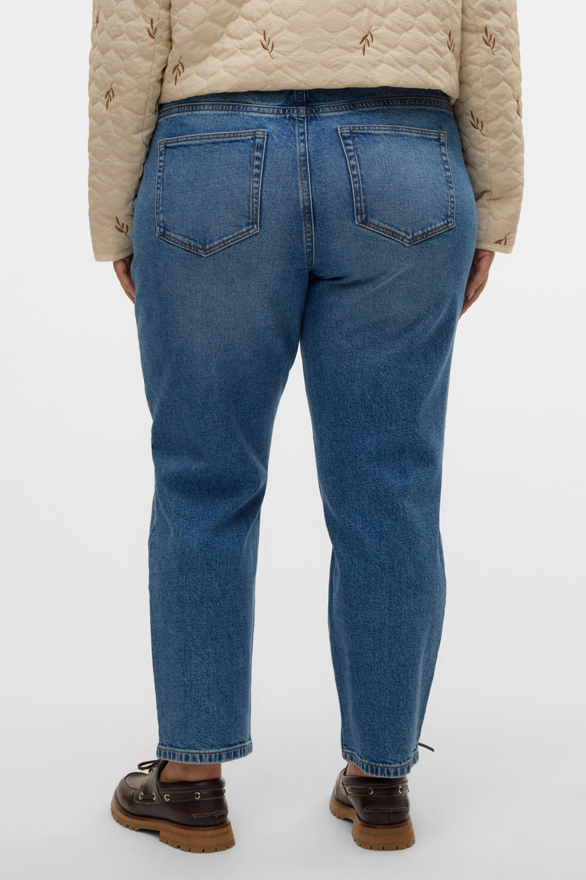 Τζιν παντελόνι straight fit VERO MODA - Μπλε