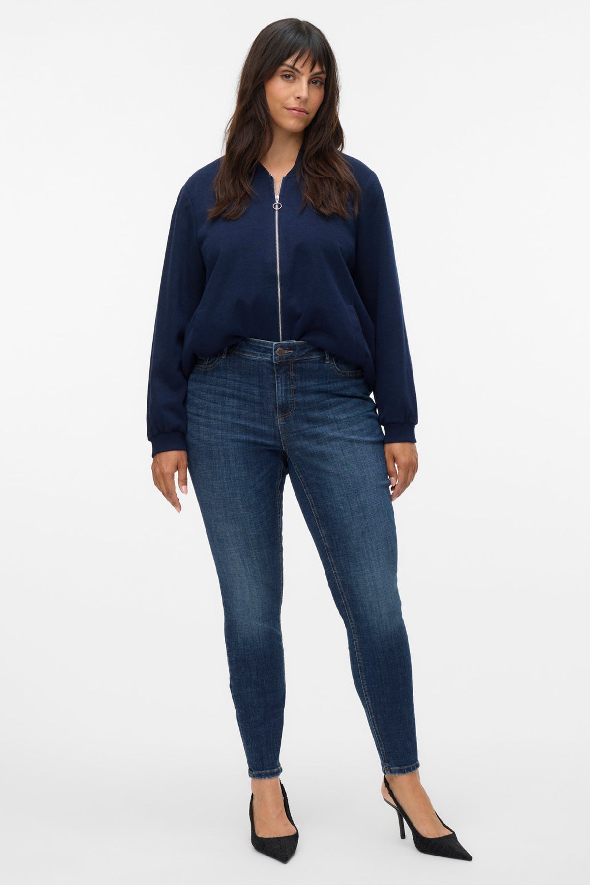 Τζιν σε skinny γραμμή VERO MODA - Μπλε