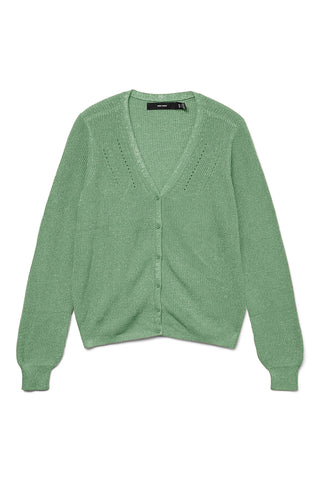 V-neck cardigan with lurex VERO MODA - Green