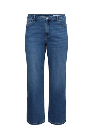 High-Waisted Wide-Leg Jeans VERO MODA - Blue
