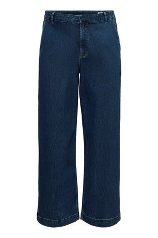 Wide-Leg Jeans with Side Pockets VERO MODA - Blue