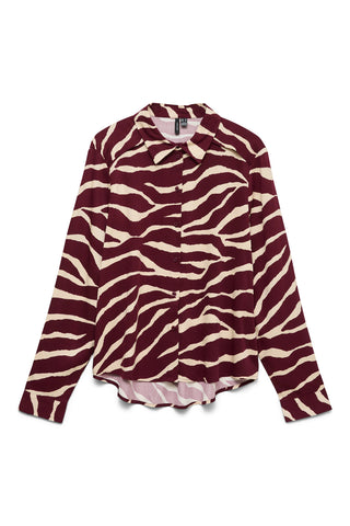 Print shirt VERO MODA - Bordeaux