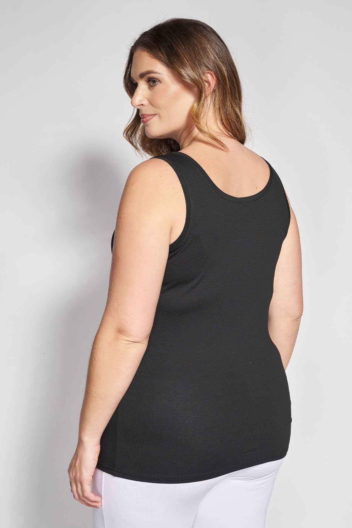 Basic sleeveless top - Black