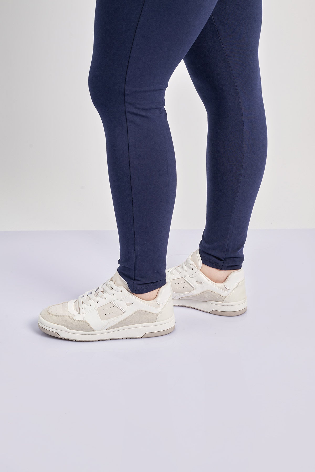 Basic viscose leggings - Blue