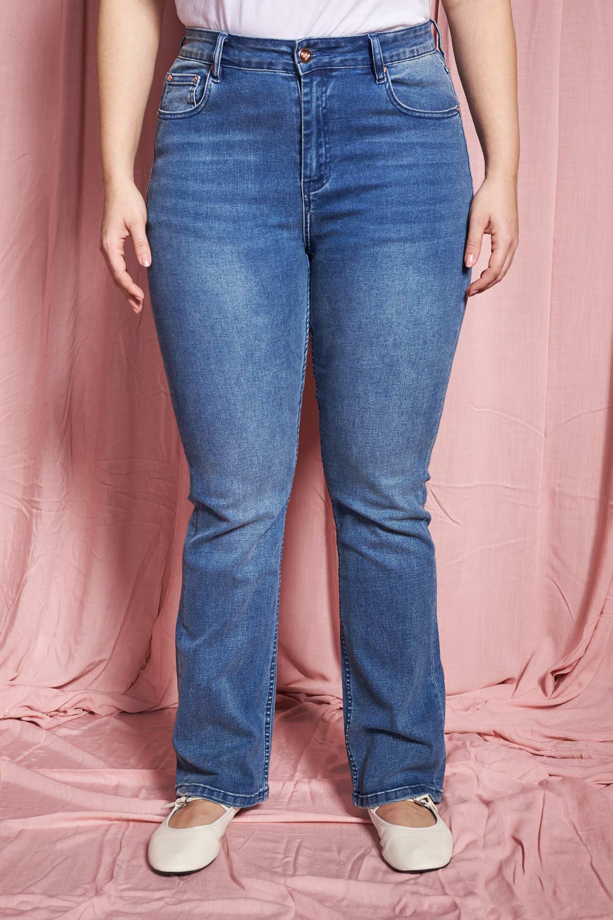 Bootcut fit jeans - Blue