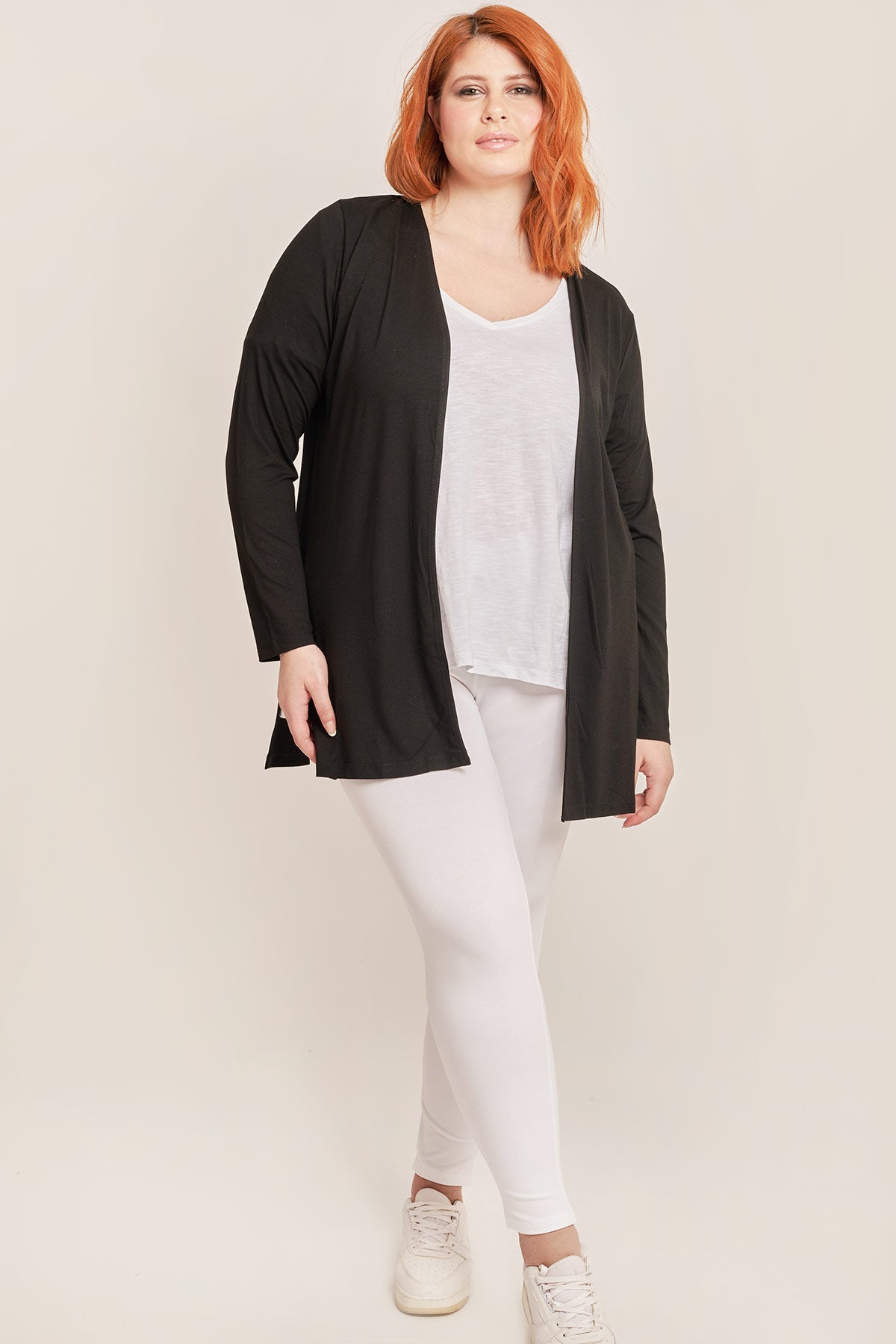 Basic Ankle length leggings - White