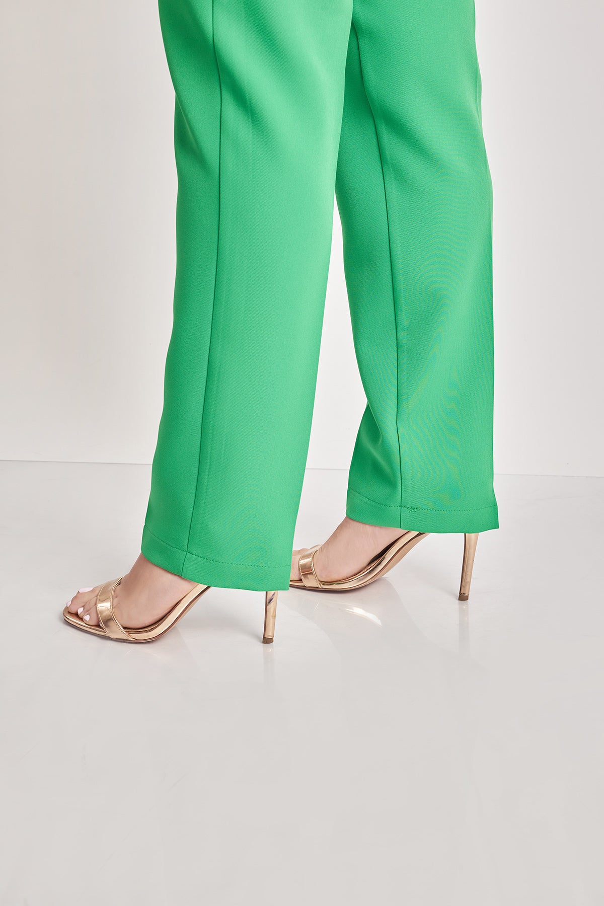 Crepe tailored trousers - Green