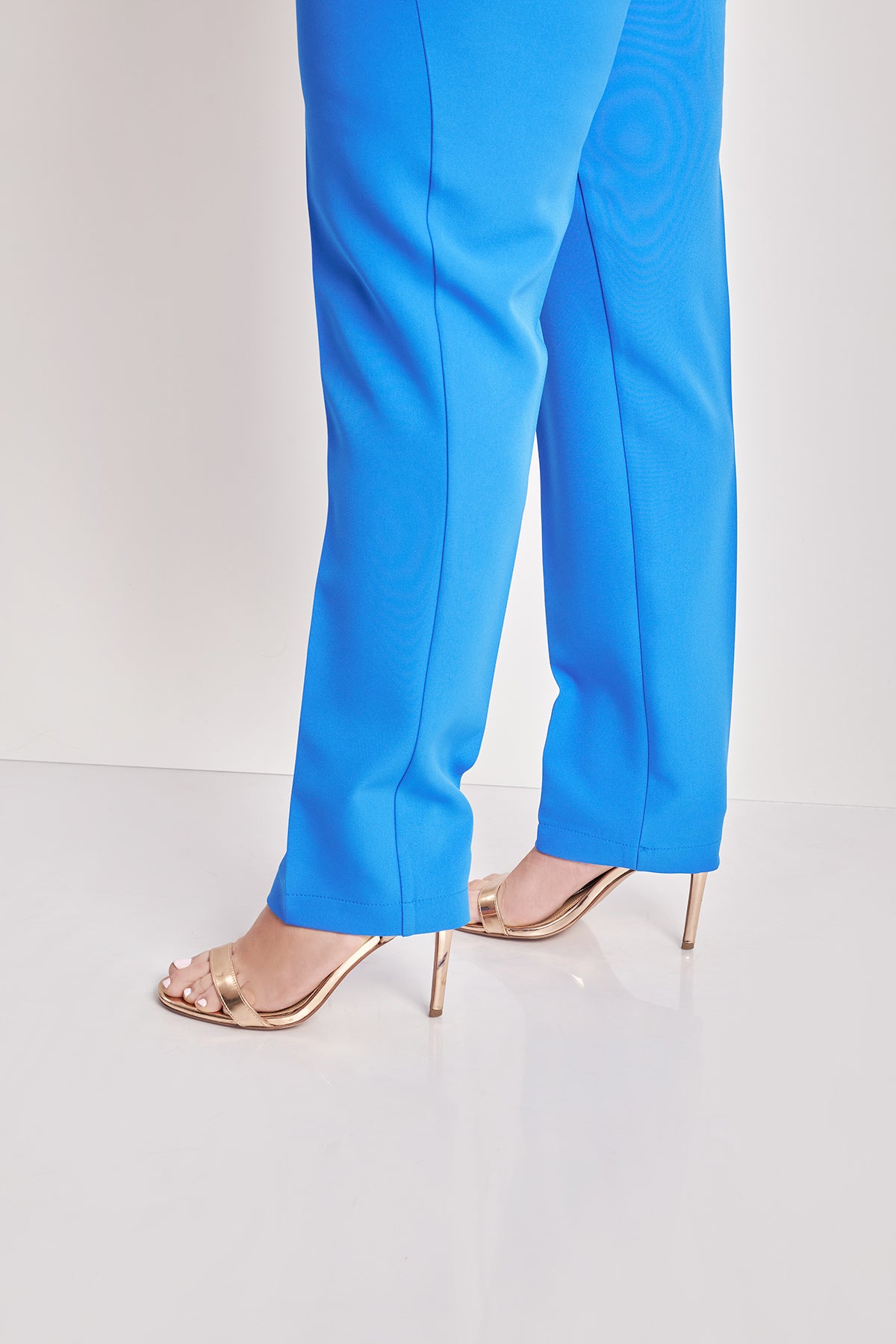 Crepe tailored trousers - Royal Blue