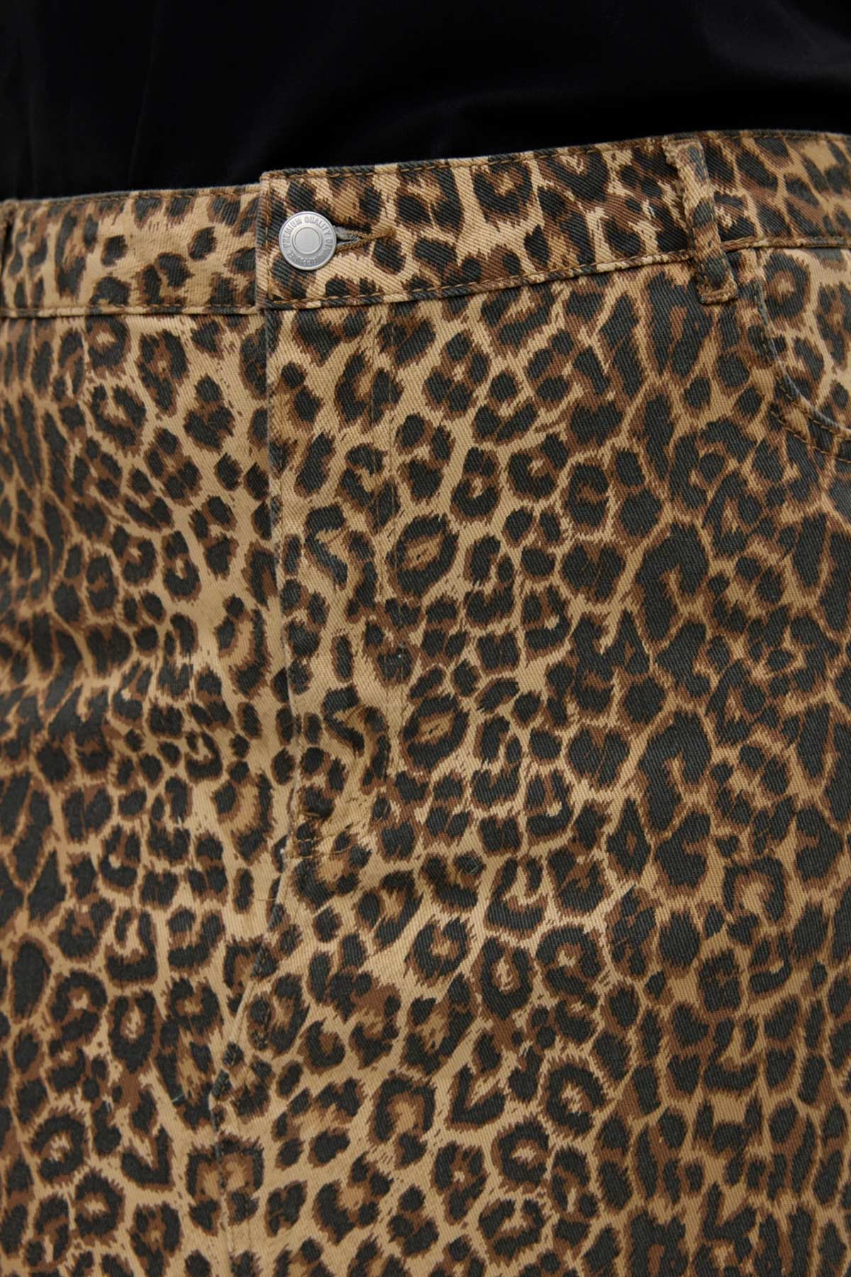 Long skirt in animal print VERO MODA - Brown