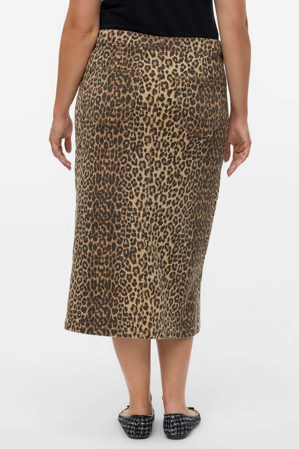 Long skirt in animal print VERO MODA - Brown