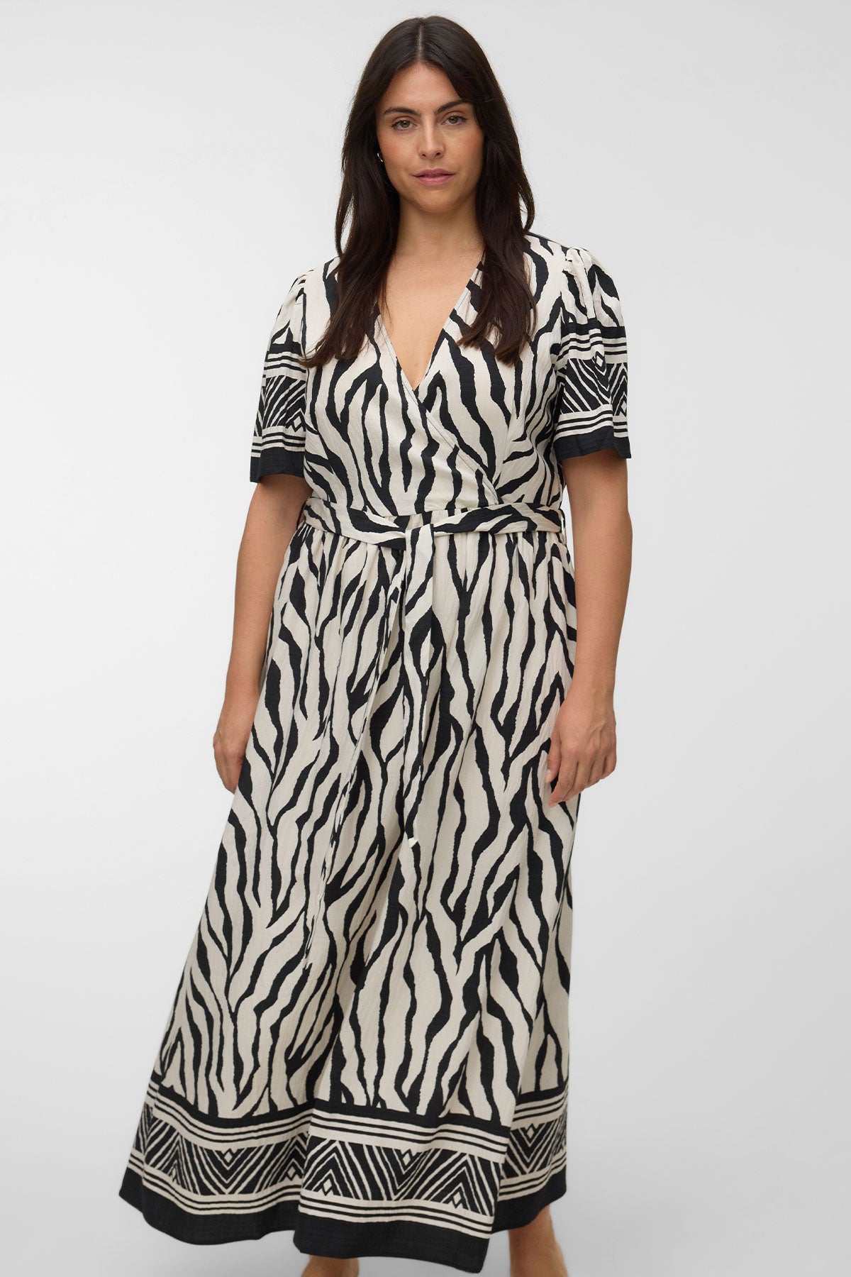 Μάξι Animal Print Φόρεμα VERO MODA - Μαύρο