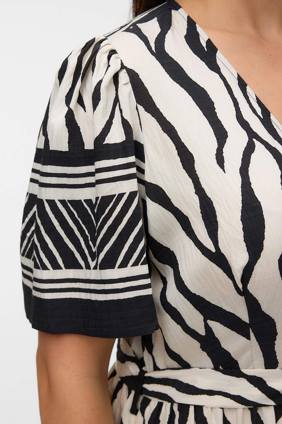 Μάξι Animal Print Φόρεμα VERO MODA - Μαύρο