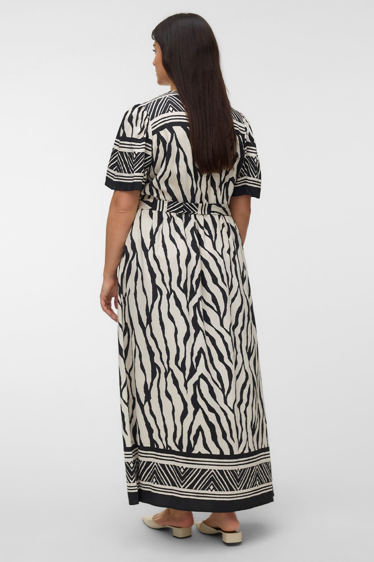 Μάξι Animal Print Φόρεμα VERO MODA - Μαύρο