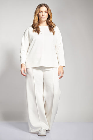 Tracksuit trousers scuba soft touch - Ecru