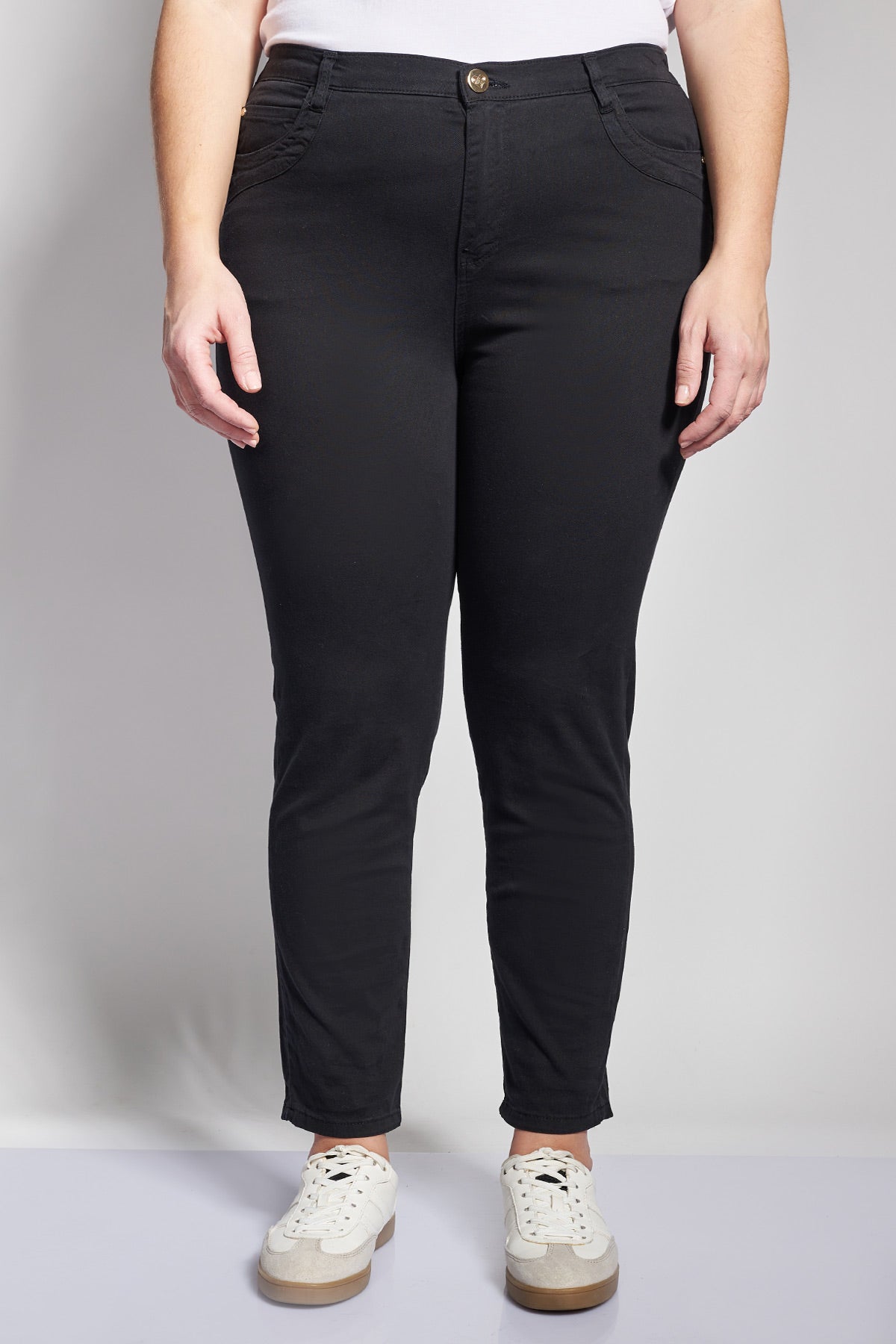 Παντελόνι πεντάτσεπο slim fit - Μαύρο