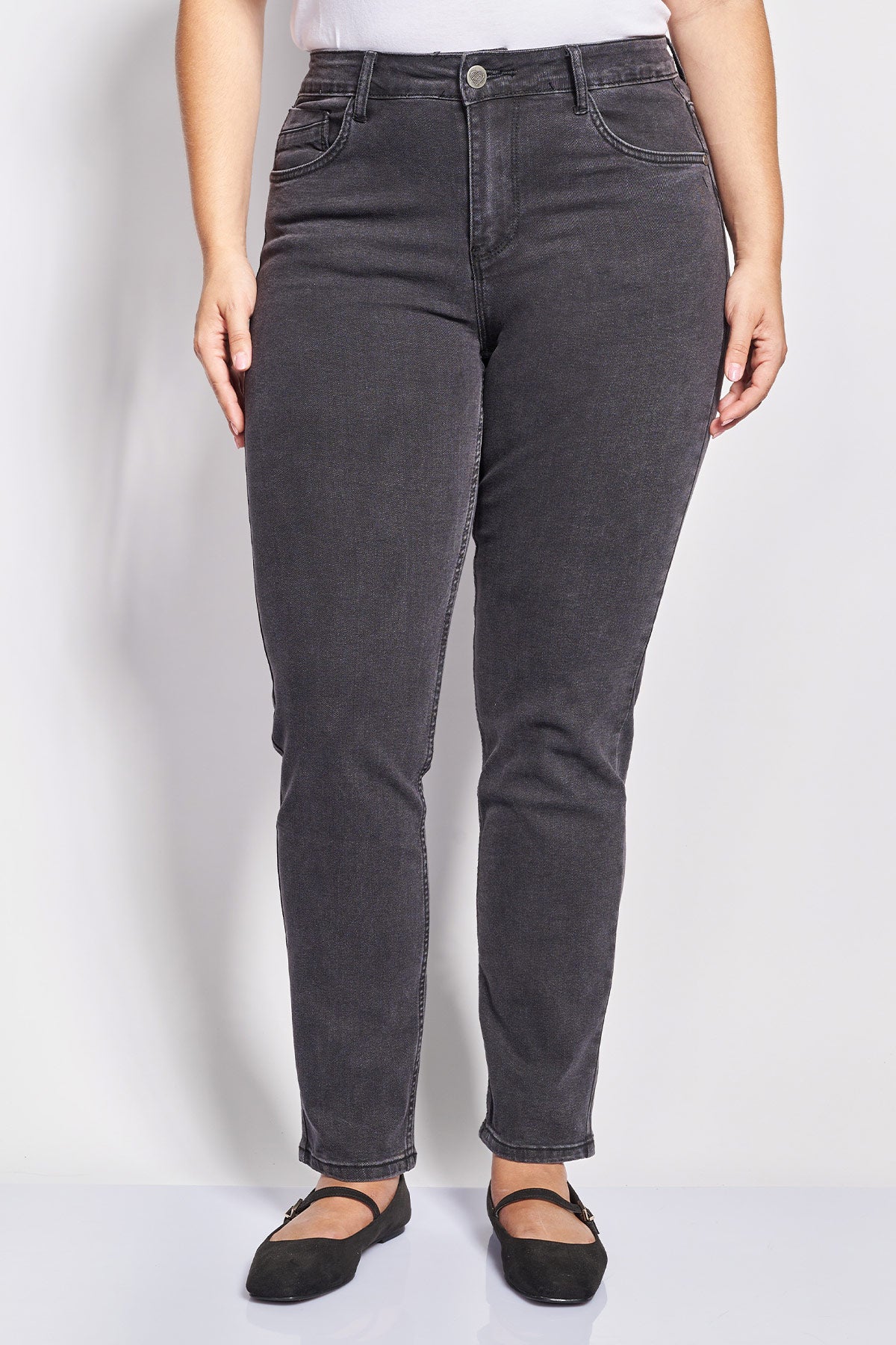 Παντελόνι τζιν slim fit μαύρο - Μαύρο