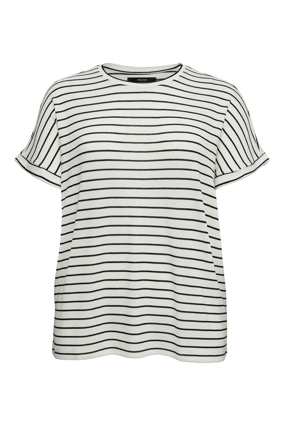 Πλεκτό T-Shirt κοντομάνικο VERO MODA - Άσπρο