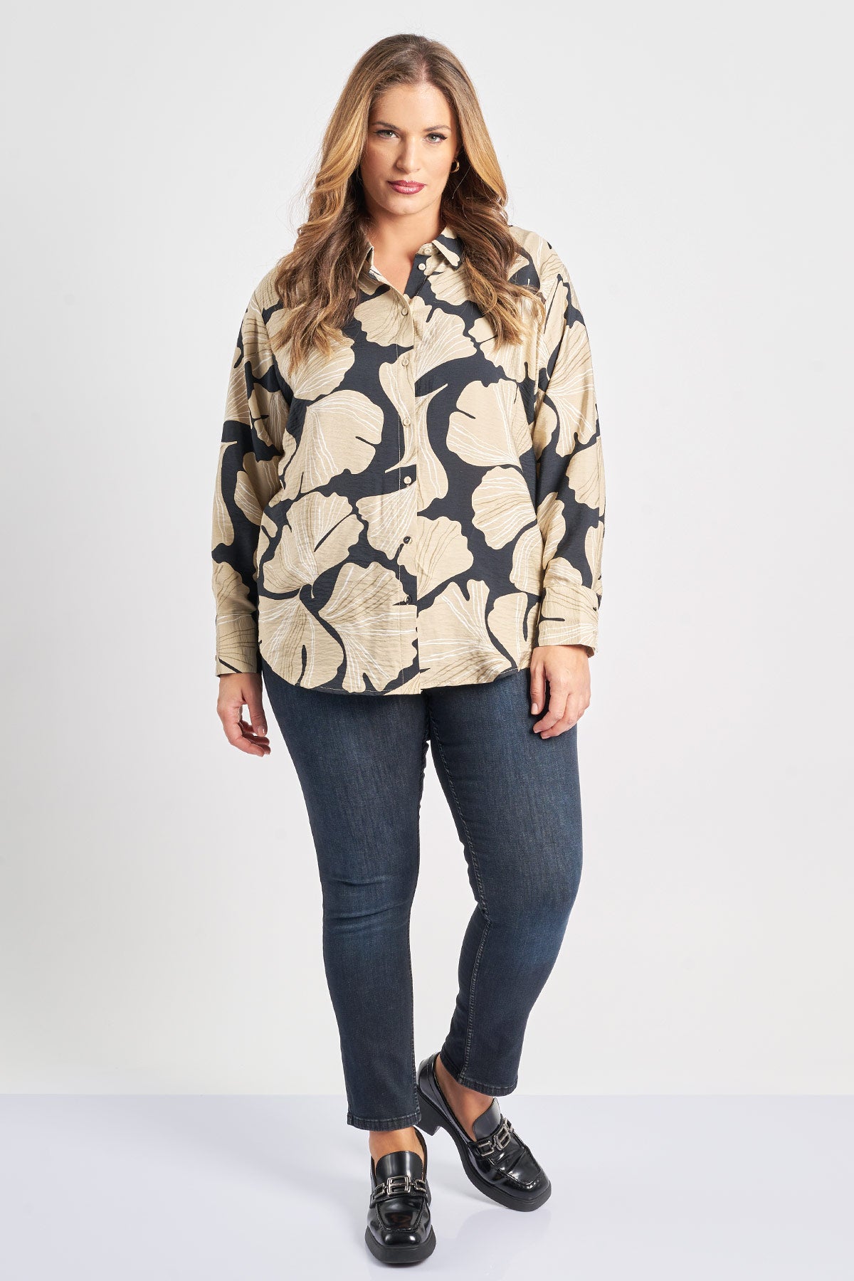 Floral print shirt VERO MODA - Black