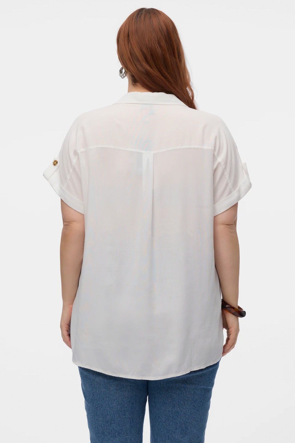 Viscose shirt with pockets VERO MODA - White