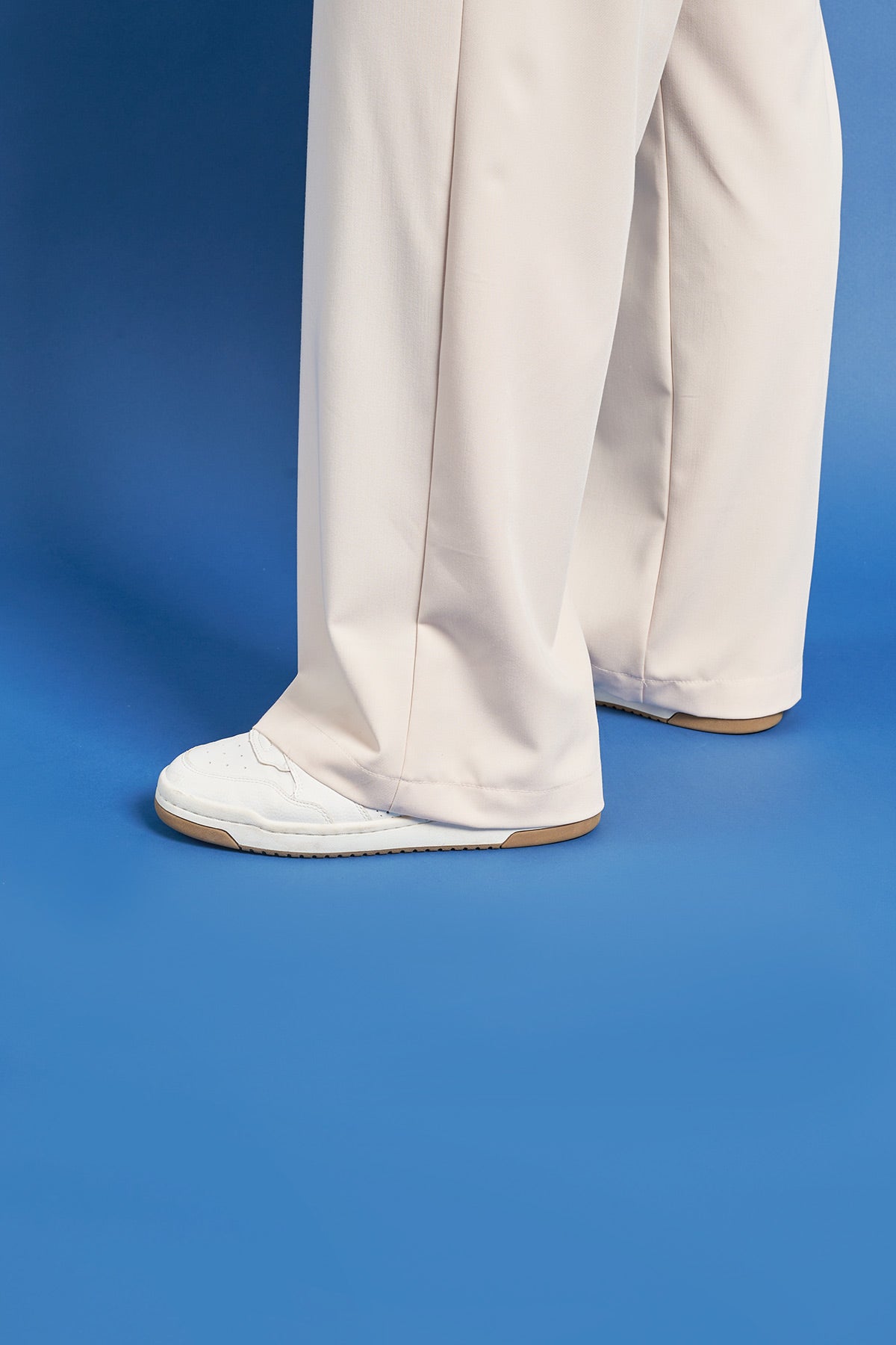 PRBT Tailored crepe trousers - Ecru