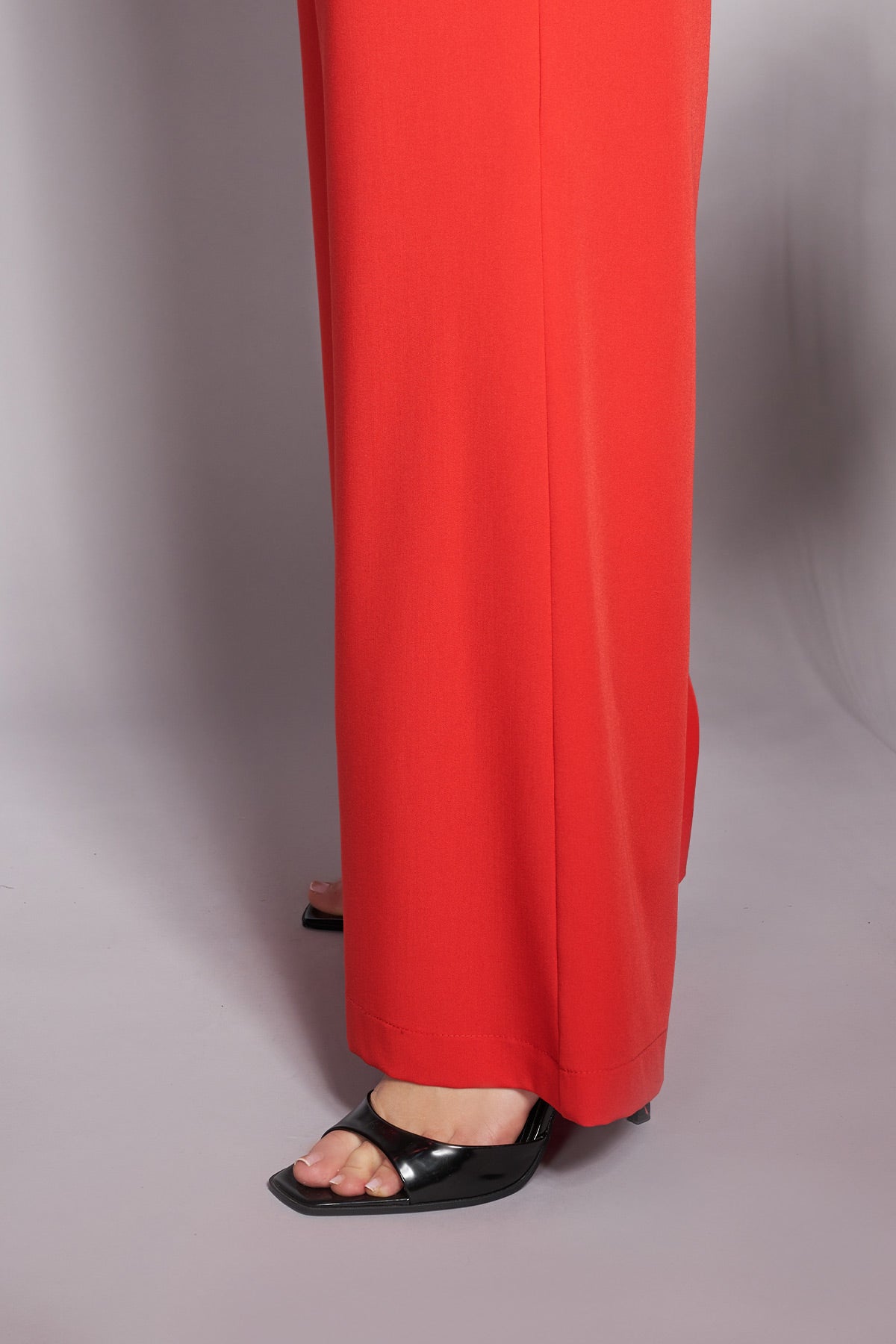 PRBT Tailored wide leg trousers - Red