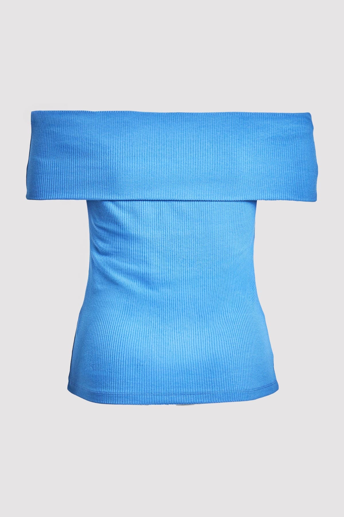 PRBT Rib off-shoulder top - Royal Blue
