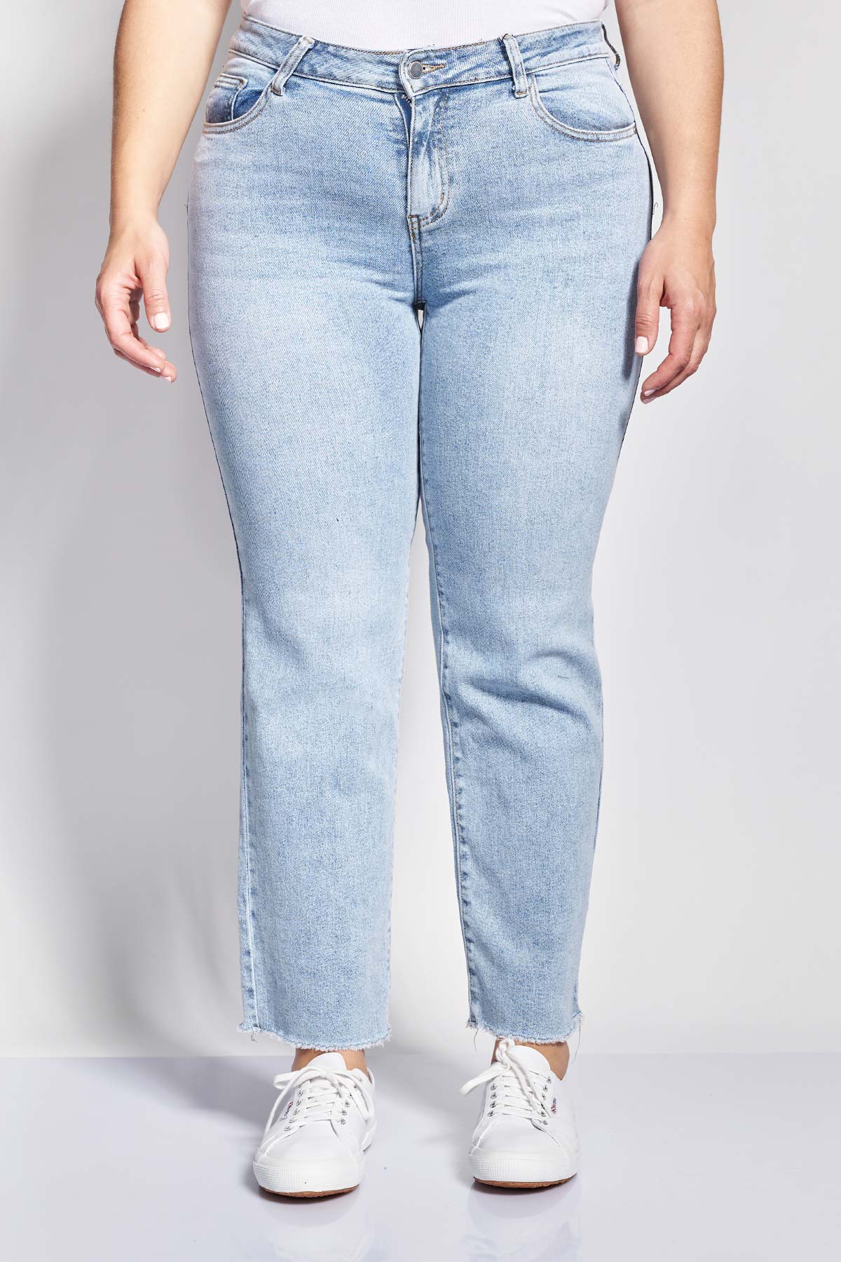 PRBT Straight Fit Jeans rinse wash - Blue