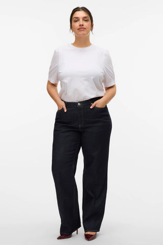 HIgh-rise wide-fit jeans - Blue