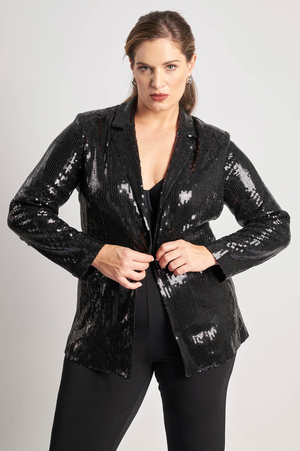Sequin jacket - Black