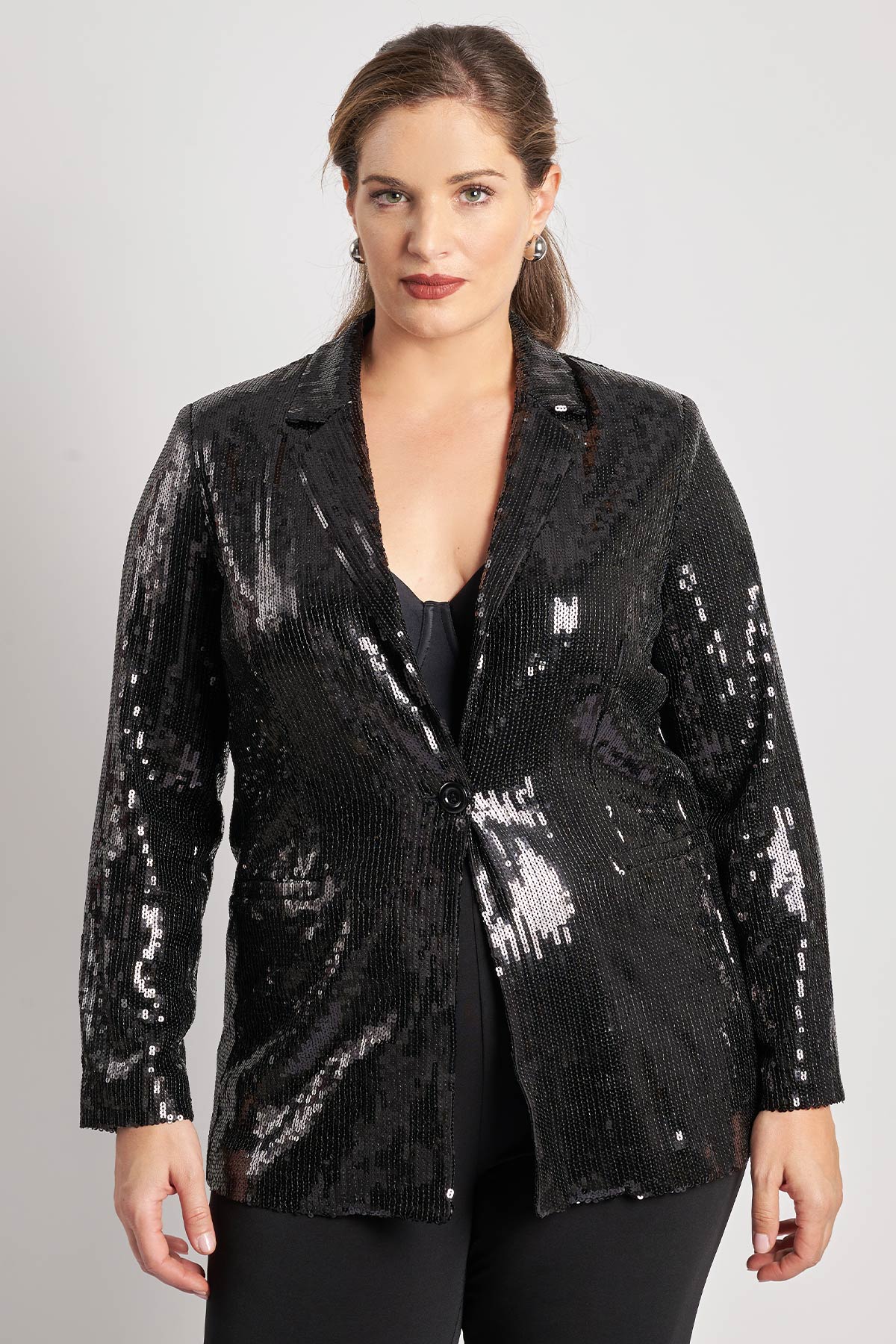 Sequin jacket - Black