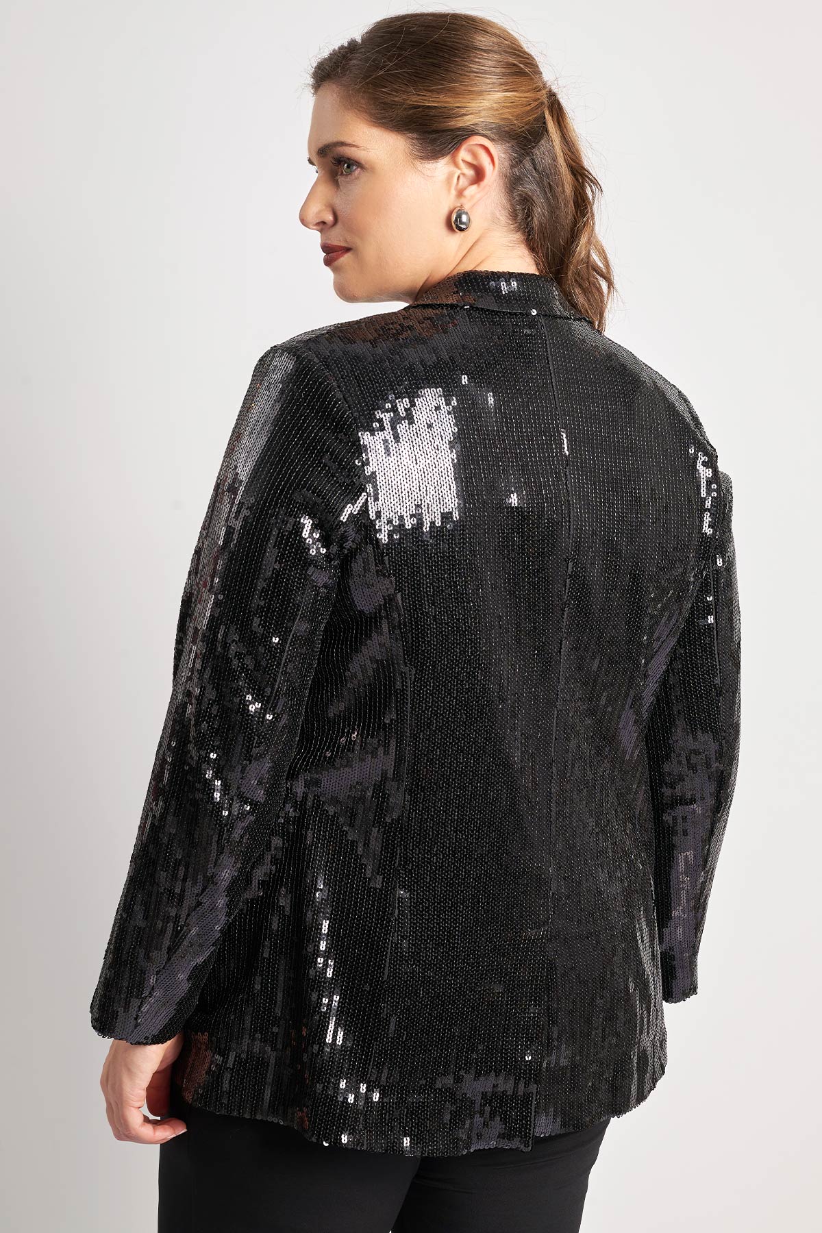 Sequin jacket - Black