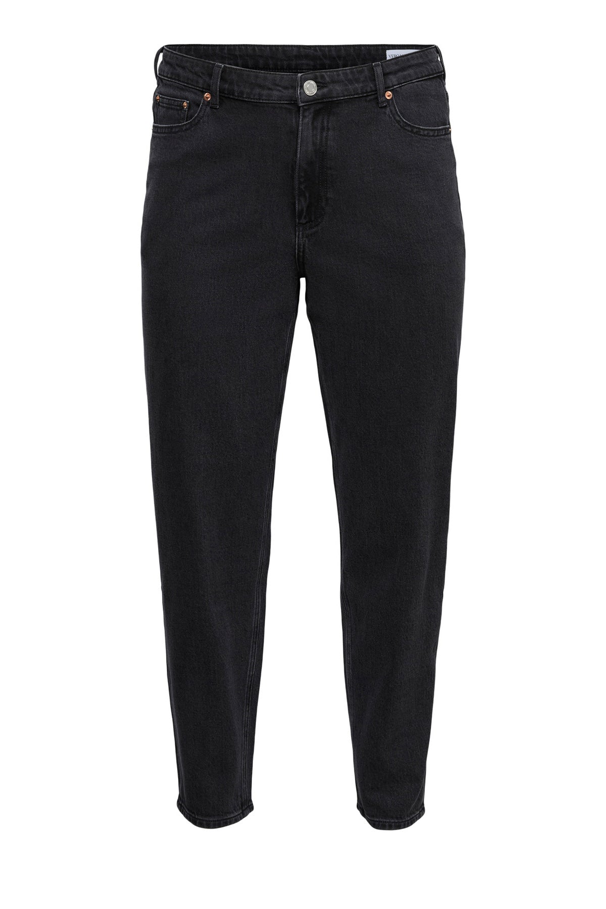 Τζιν σε mom fit γραμμή VERO MODA - Γκρι