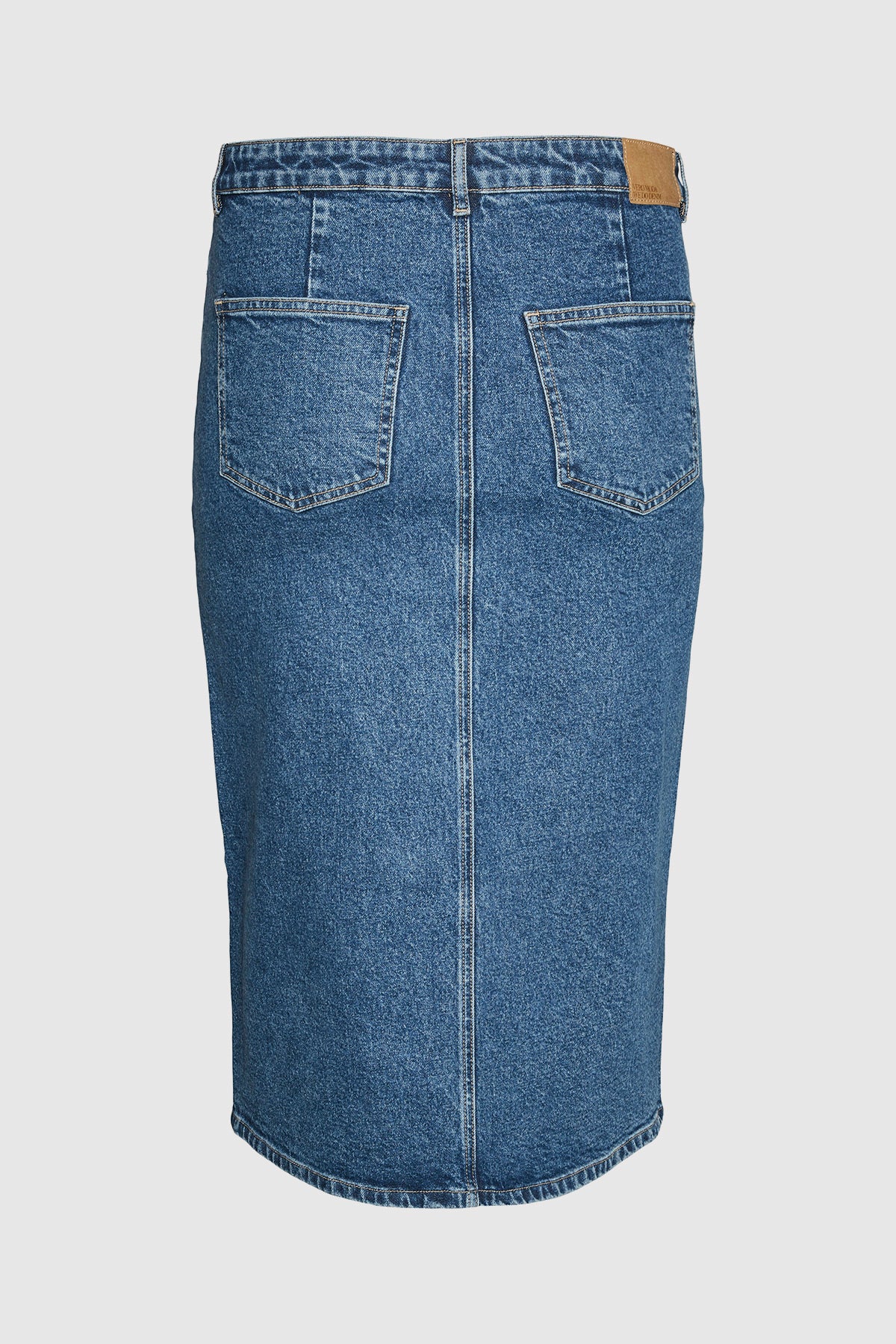 VERO MODA Τζιν φούστα με σκίσιμο - Μπλε