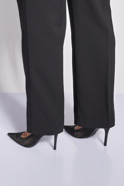 Παντελόνι κρεπ tailored - Μαύρο