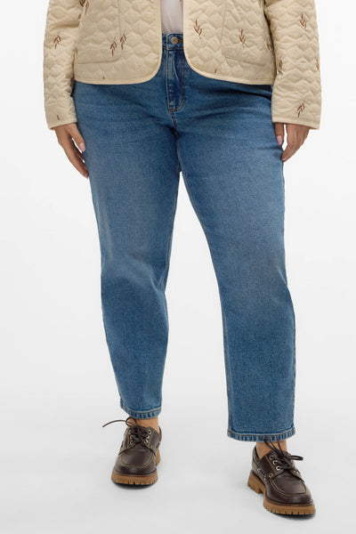 Τζιν παντελόνι straight fit VERO MODA - Μπλε
