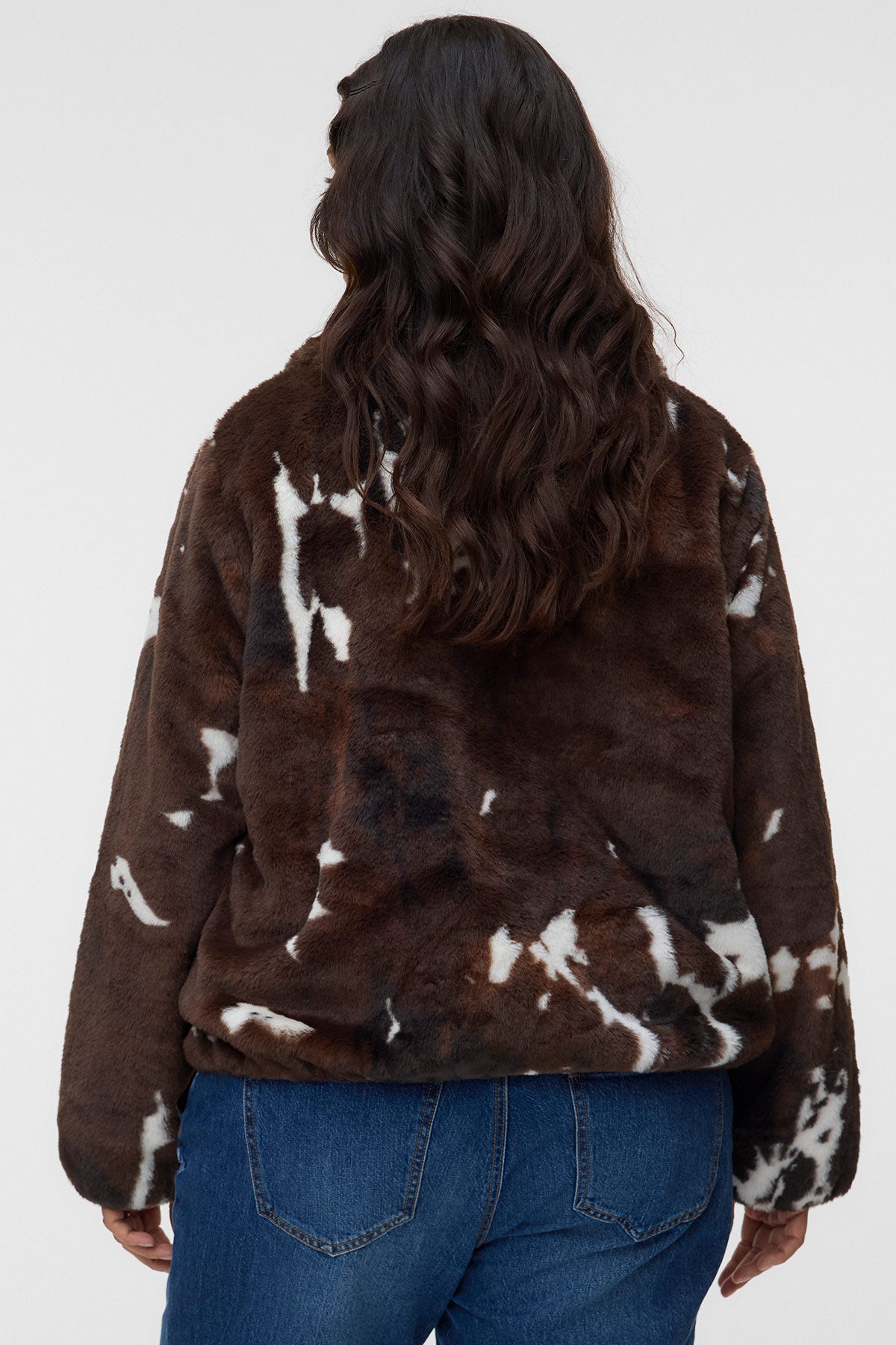 Τζάκετ σε animal print VERO MODA - Καφέ