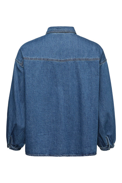 Denim πουκάμισο VERO MODA - Μπλε