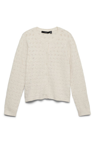 Openwork Knit Cardigan VERO MODA - Ecru