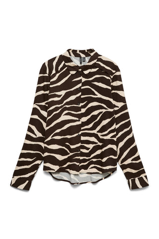 Print shirt VERO MODA - Brown