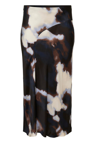 Midi printed skirt VERO MODA - Brown