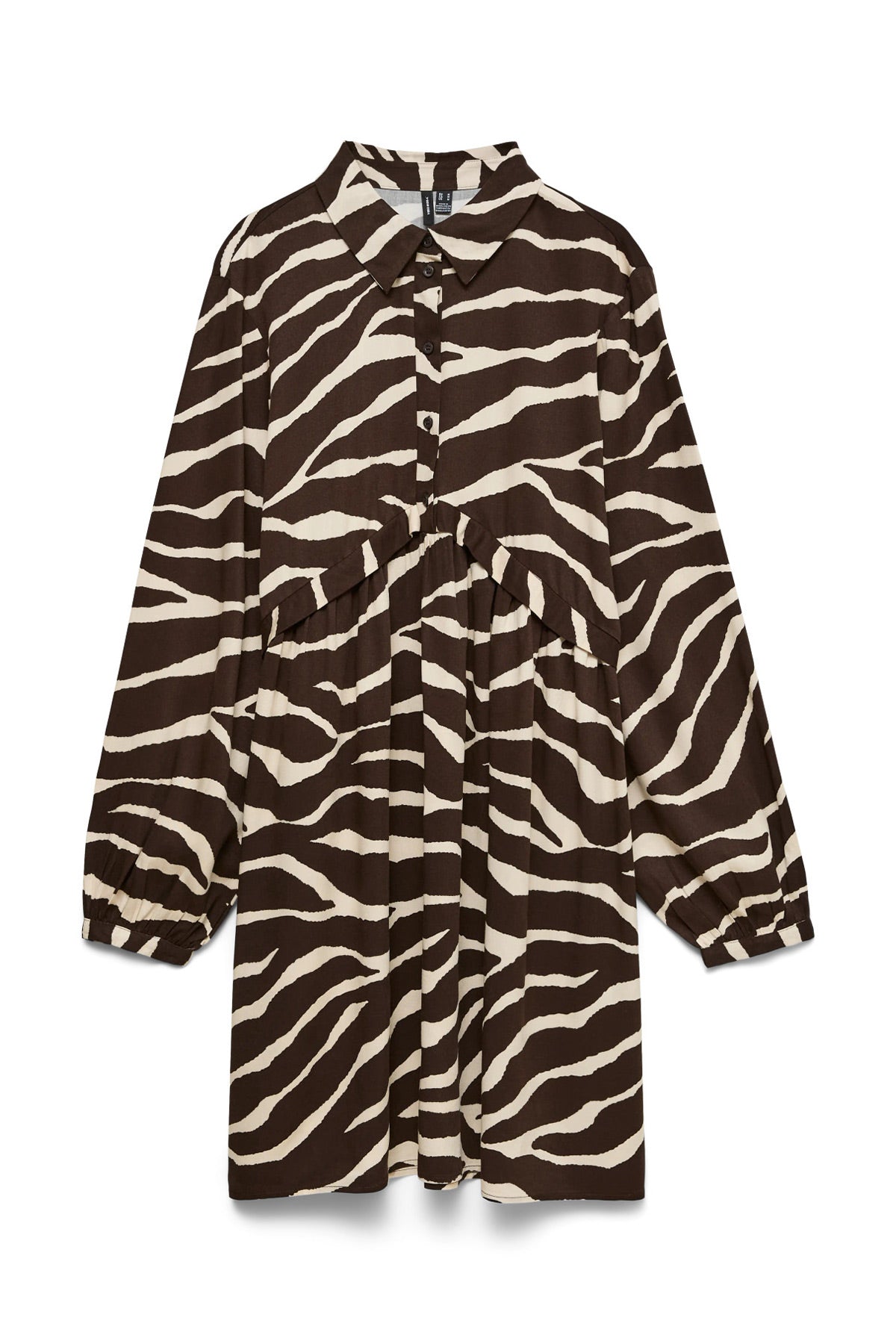 Mini εμπριμέ φόρεμα VERO MODA - Καφέ