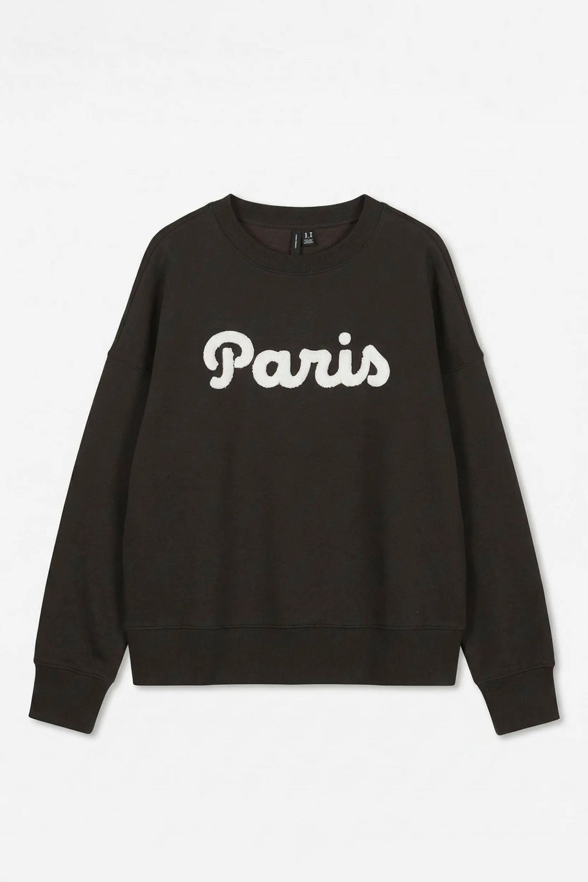 Φούτερ με στάμπα "Paris" VERO MODA - Καφέ