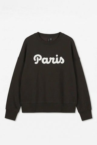 Φούτερ με στάμπα "Paris" VERO MODA - Καφέ