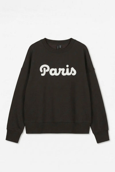 Φούτερ με στάμπα "Paris" VERO MODA - Καφέ