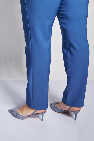 Κρεπ παντελόνι slim fit - Ίντιγκο
