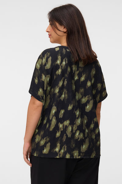 Μπλούζα εμπριμέ VERO MODA - Χακί