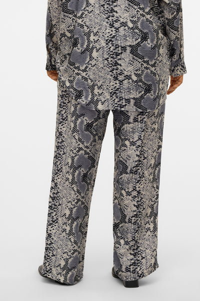 Animal print trousers VERO MODA - Grey