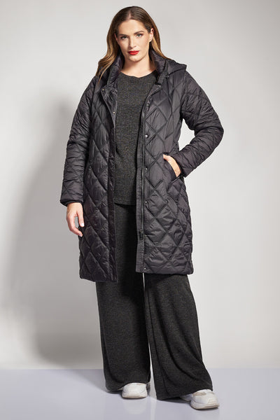 Knitted wide-leg trousers - Charcoal Grey