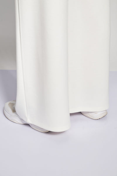 Tracksuit trousers scuba soft touch - Ecru
