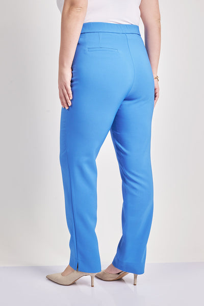 Crepe trousers in slim fit - Indigo
